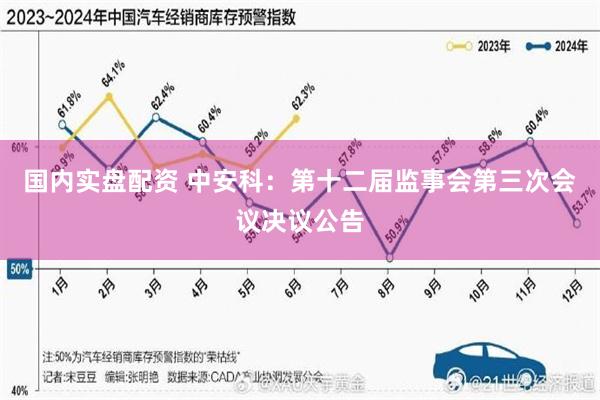 国内实盘配资 中安科：第十二届监事会第三次会议决议公告