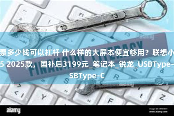 股票多少钱可以杠杆 什么样的大屏本便宜够用？联想小新15 2025款，国补后3199元_笔记本_锐龙_USBType-C