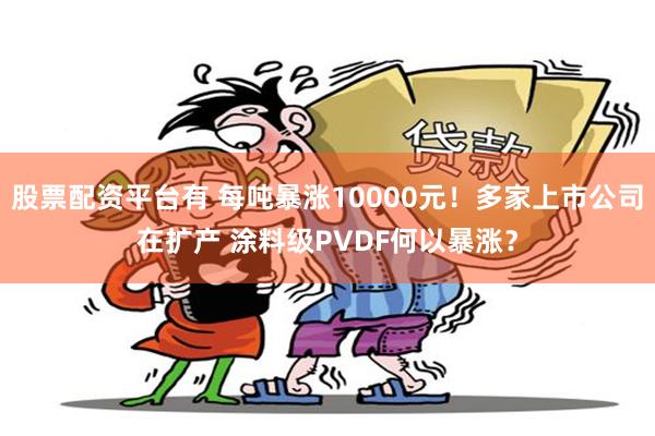 股票配资平台有 每吨暴涨10000元!多家上市公司在扩产 涂料级PVDF何以暴涨?
